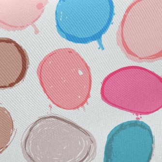 Colored Circles Twill