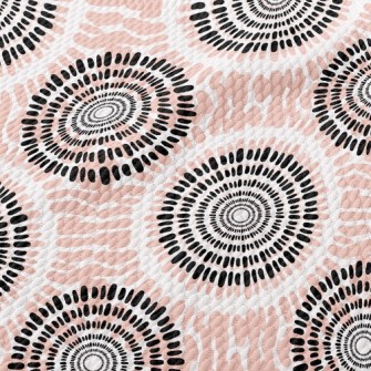 Black Textile Birdseye Piqué