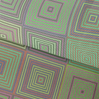 Square Mosaic Waterproof Oxford