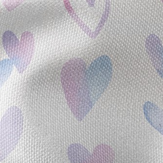 Pink Heart Waterproof Canvas