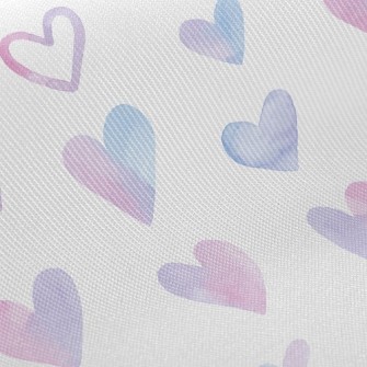 Pink Heart Twill