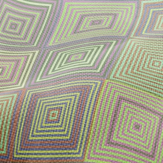 Square Mosaic Performance Linen