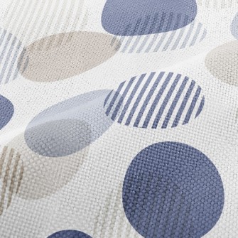 Striped Circle Performance Linen