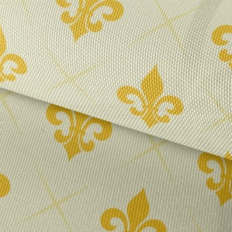Elegant Golden Flower Waterproof Oxford