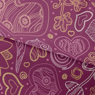 Heart And Flower Waterproof Oxford