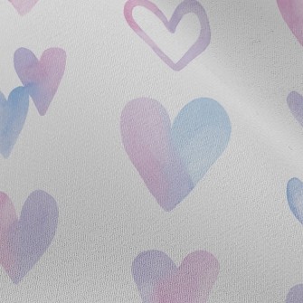 Pink Heart Chiffon