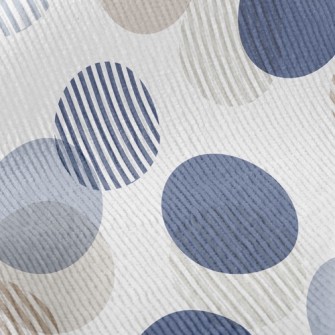 Striped Circle Standard Corduroy