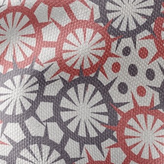 Ethnic Flower Weaving Waterproof Canvas