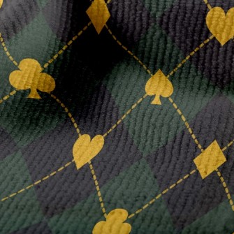 Plaid Spades Clubs Terry