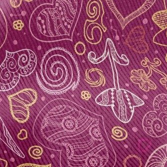Heart And Flower Standard Corduroy