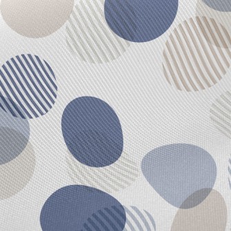 Striped Circle Twill