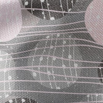 Geometric Circle Waterproof Canvas