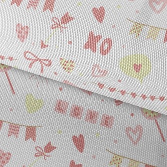 Love Message Waterproof Oxford