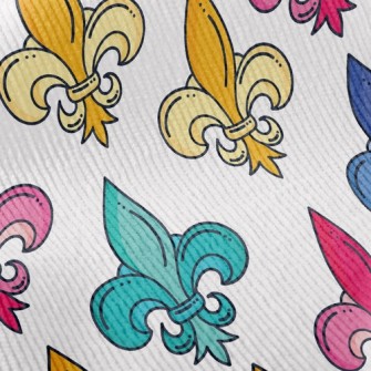 Colorful Iris Flowers Standard Corduroy