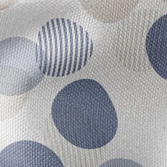 Striped Circle Waterproof Canvas