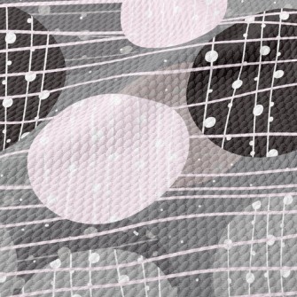 Geometric Circle Birdseye Piqué