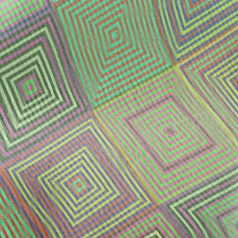 Square Mosaic Standard Corduroy