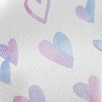 Pink Heart Standard Corduroy
