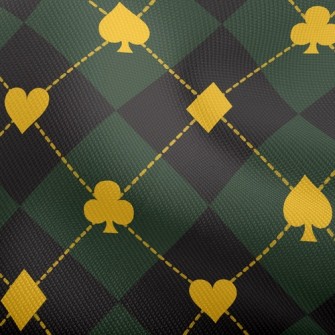 Plaid Spades Clubs Dobby