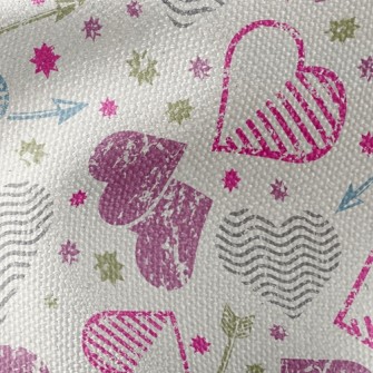 Heart And Love Sword Waterproof Canvas