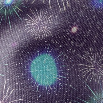 Colorful Fireworks Waterproof Canvas