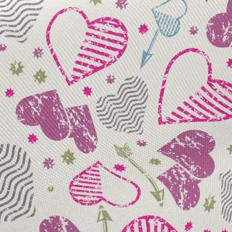 Heart And Love Sword Twill