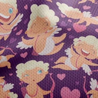 Naughty Cupid Athletic Mesh Flat Back