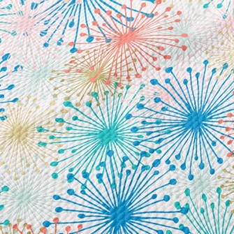 Pink And Tender Fireworks Birdseye Piqué