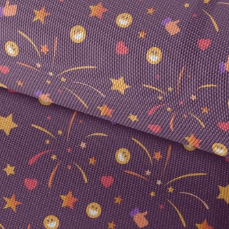Smiley Face Fireworks Waterproof Oxford