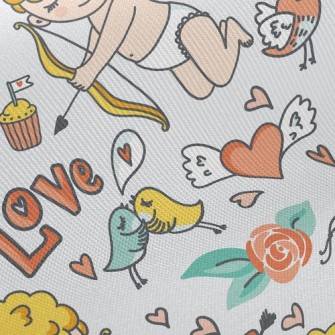 Romantic Cupid Twill