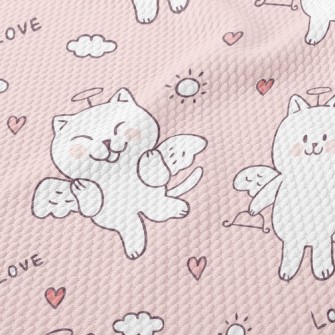 Cupid Cat Birdseye Piqué