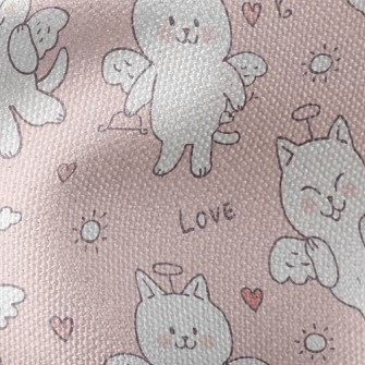 Cupid Cat Waterproof Canvas