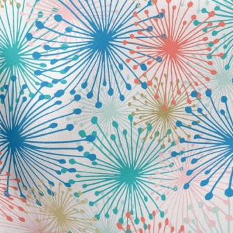 Pink And Tender Fireworks Stretch Ponte