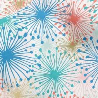 Pink And Tender Fireworks Micro Fleece