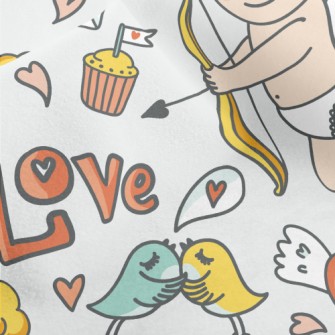 Romantic Cupid Micro Fleece