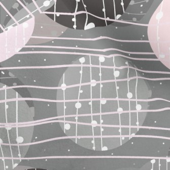 Geometric Circle Micro Fleece