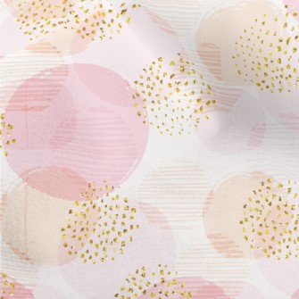 Pink Geometry Micro Fleece