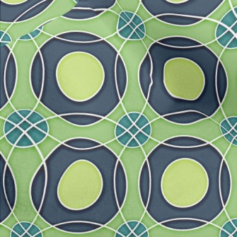 Retro Circle Micro Fleece