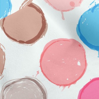 Colored Circles Micro Fleece