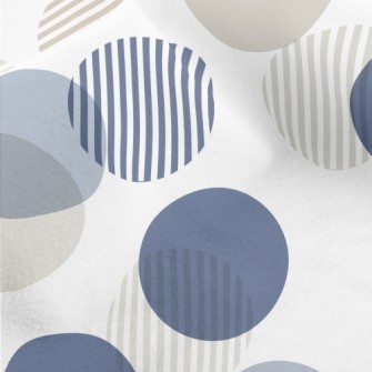 Striped Circle Micro Fleece