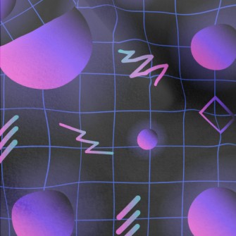 Futuristic Circle Micro Fleece