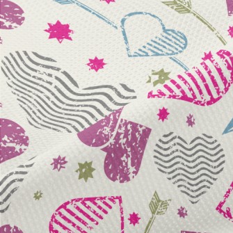 Heart And Love Sword Piqué