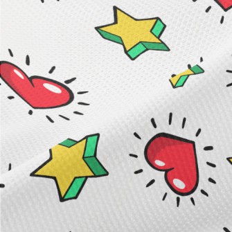 Hearts And Stars Piqué