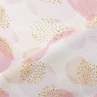 Pink Geometry Piqué