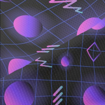 Futuristic Circle Piqué