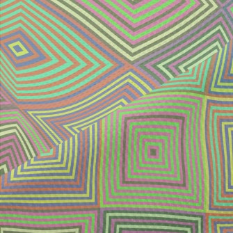 Square Mosaic Piqué