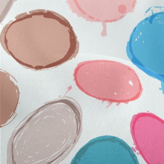 Colored Circles Lightweight Performance Linen