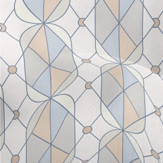 Color Crayon Geometry Lightweight Performance Linen