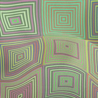 Square Mosaic Lightweight Performance Linen