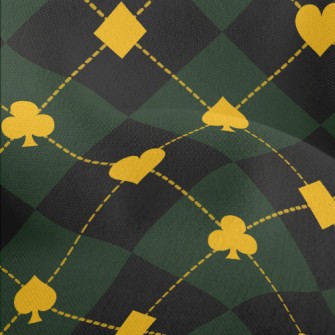 Plaid Spades Clubs Lightweight Performance Linen